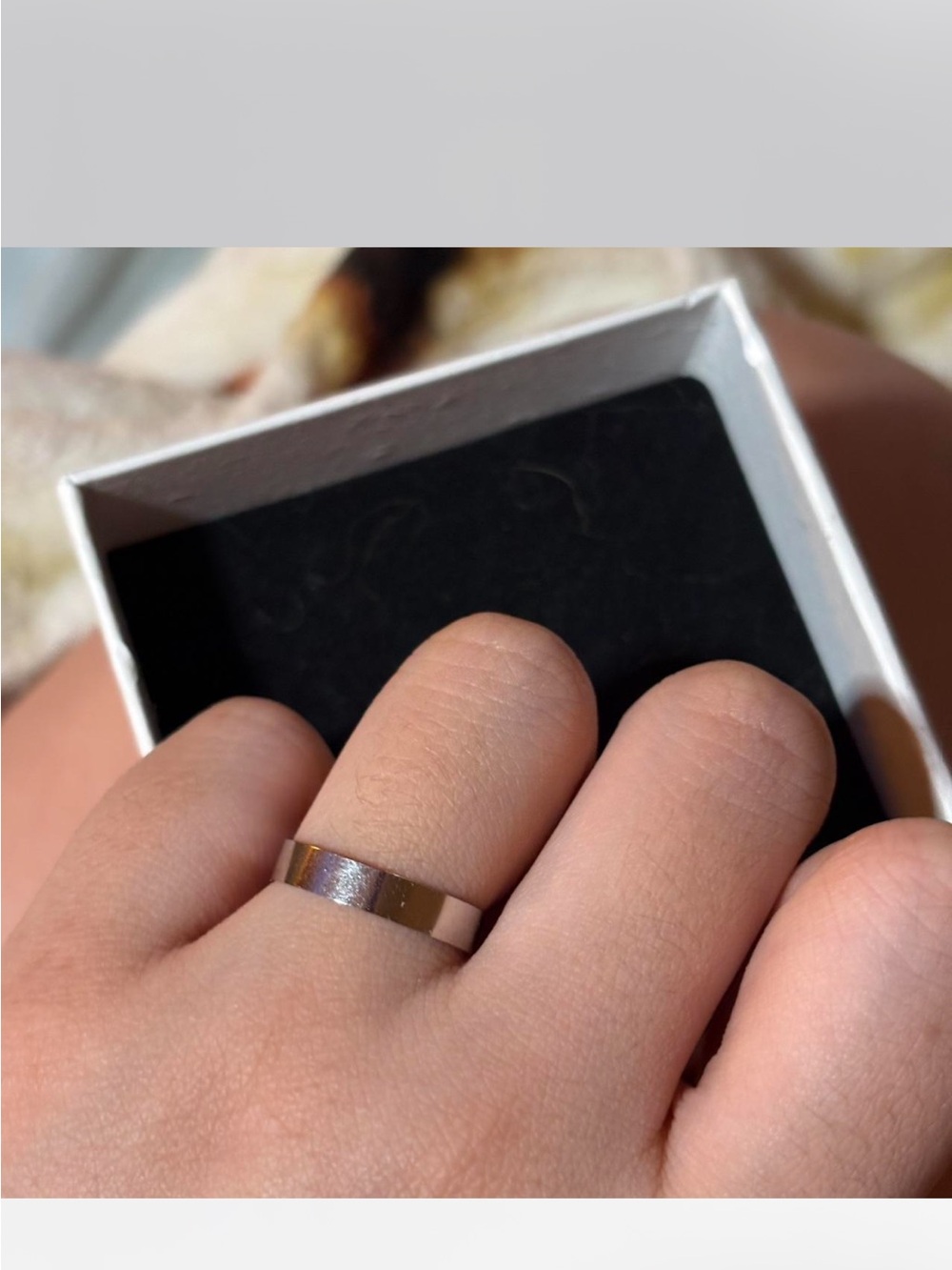 Classic Polished Band Ring in Silver